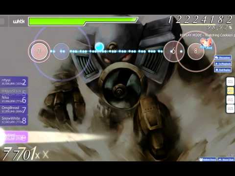 Osu! Team Nekokan - Can't Defeat Airman [Holy Shit! It's Airman!!] +HardRock by Cookiezi