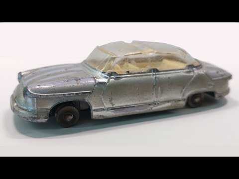 Dinky restoration of Panhard P 17 No. 547 roof restoration. Toy model cast.