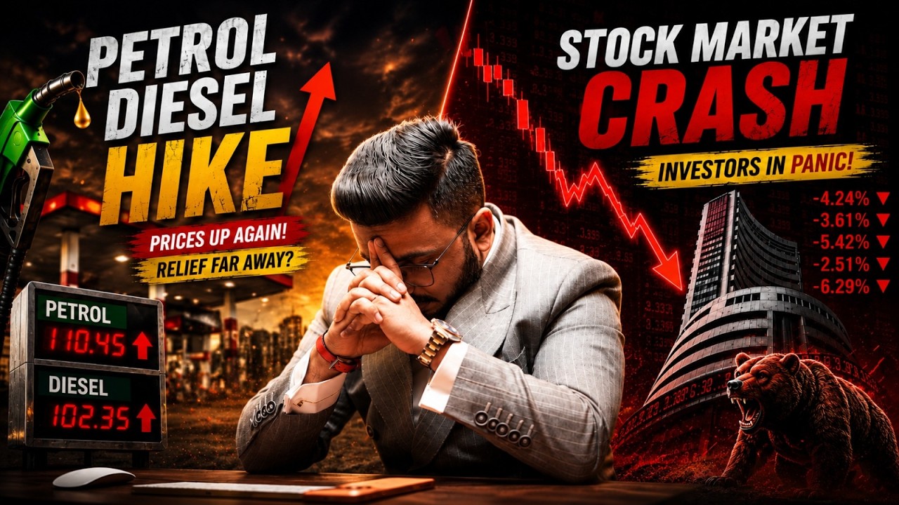 Petrol Diesel Hike Impact on Stock Market | Big Warning for Investors