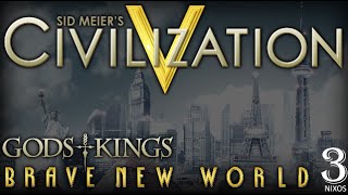 Civilization V - Ep3 - Commerce ! (Brave New World - ‎Gods & Kings)