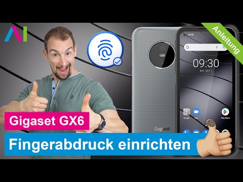Gigaset GX6 - Fingerabdruck einrichten • 📱 • 👆🏼 • 🔐 • Anleitung | Tutorial