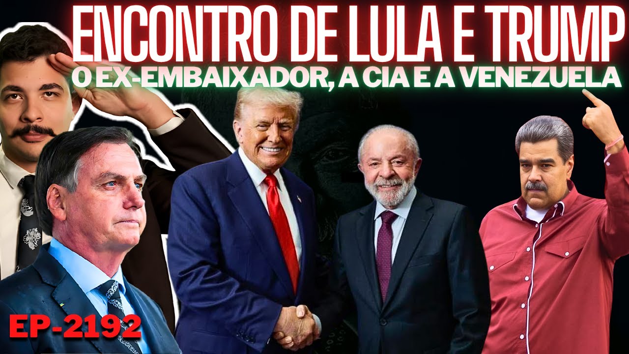 Lula e Trump se ENCONTRAM + O Ex-Embaixador, a CIA e a Venezuela + Zema ATACA e Gleise ENALTECE o JB