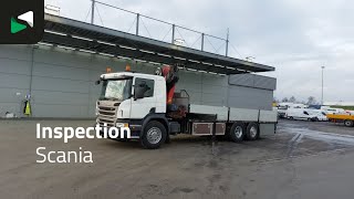 Cami&atilde;o de caixa aberta Scania P360 P 6X2 HMF 1820-K4 Kran Crane Lift+Steering Axle Air suspens | Imagem 4 - Autoline