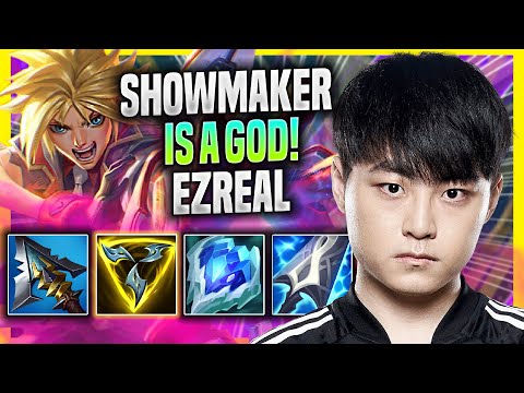 SHOWMAKER IS A GOD WITH EZREAL IN EUW SOLOQ! - DK ShowMaker Plays Ezreal ADC vs Xayah!