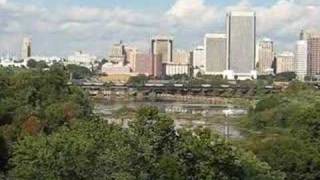 Travel Richmond, VA: View of downtown skyline & James River