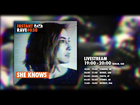 SHE KNOWS (live) @ Instant Rave Return Edition Vol. 6
