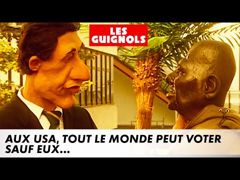 Aux USA, tout le monde peut voter sauf eux... - Les Guignols - CANAL+