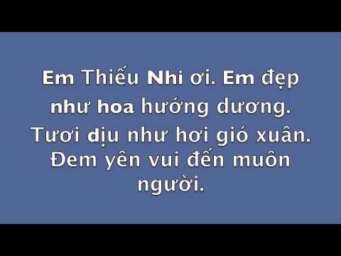 Thieu Nhi Ca