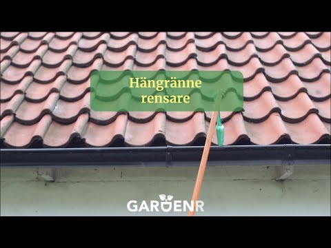 Hängränne-rensare- Trädgårdshacks med GardenR