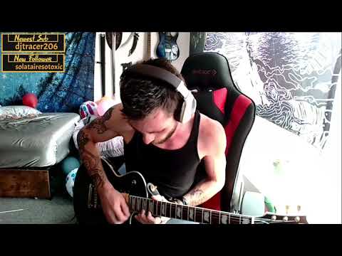 Testing My New LTD EC256 Guitar and Looper Pedal (Boss ME-80)