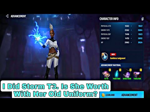 I Did Storm T3 | Is She Worth With Her Old Uniform? - Marvel Future Fight