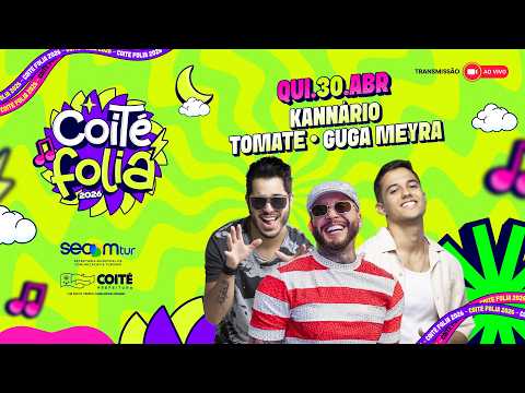 Live, Coité Folia 2026, QUINTA- 30/04/2026 - Tomate, Igor Kannário, Guga Meyra