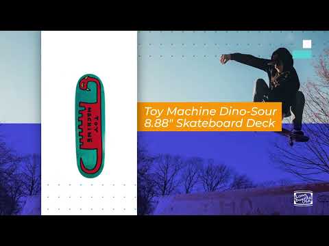 Toy Machine Dino-Sour 8.88" Skateboard Deck