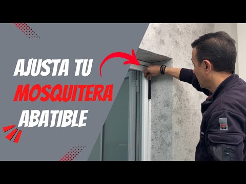 Cómo Ajustar y Regular el Muelle de Cierre en una Mosquitera Abatible