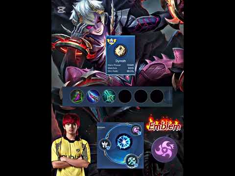 Dyroth Best build 2025🔥 (EXP LANE) Dyroth MLBB #mobilelegends     #mlbb