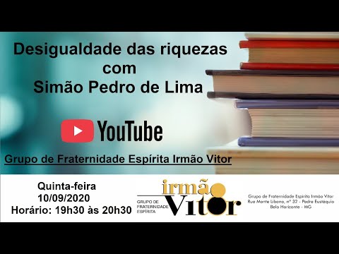 Desigualdade das riquezas com Simão Pedro de Lima