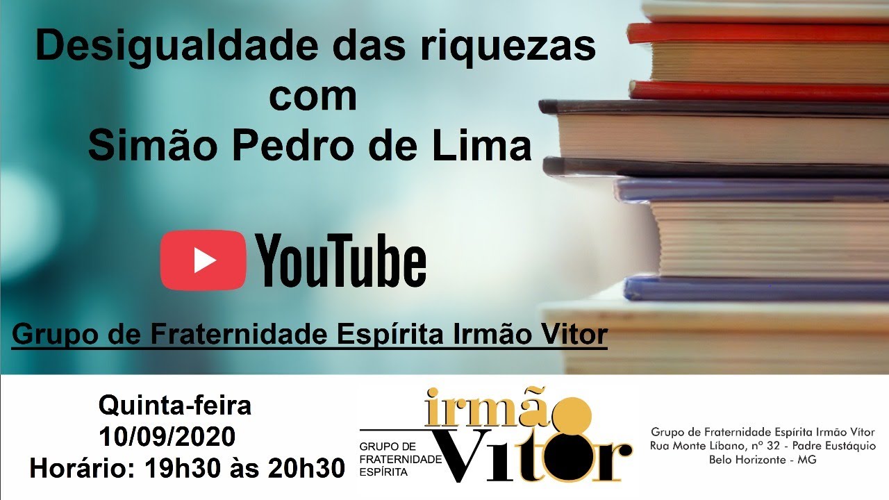 Desigualdade das riquezas com Simão Pedro de Lima