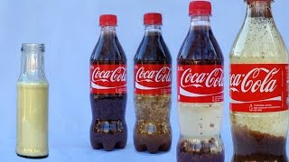 Coca Cola and Milk Experiment