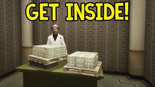 How to: Get Inside the Bank Vault! (GTA 5 Online Glitch Guide)