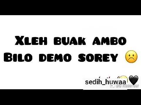 demo sore ambo sayey