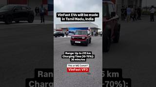 VinFast VF3 or MG Comet EV? VInFast EVs to be made in Tamil Nadu #Vinfast #EV #Comet #tamil #review 