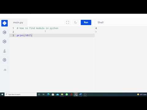 how to find modulo in python