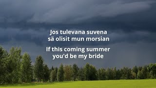 Lauri Tähkä - Morsian Finnish &amp; English Lyrics