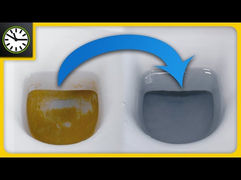 Toilette reinigen: Braune Ablagerungen!