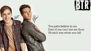 Big Time Rush - You&#39;re Not Alone (Lyrics)