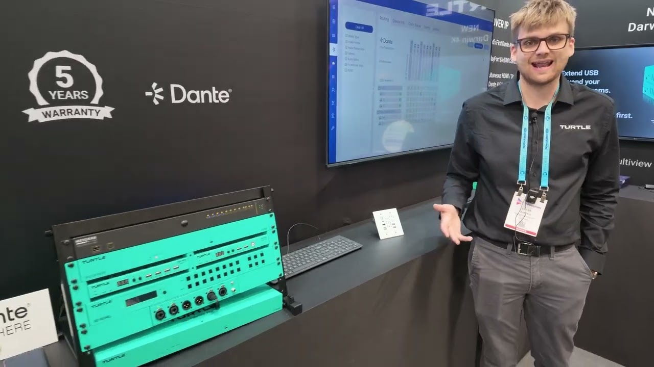 Video thumbnail for Turtle Dante Audio Adapters, Boardroom Extenders, and AV-over-IP Hardware