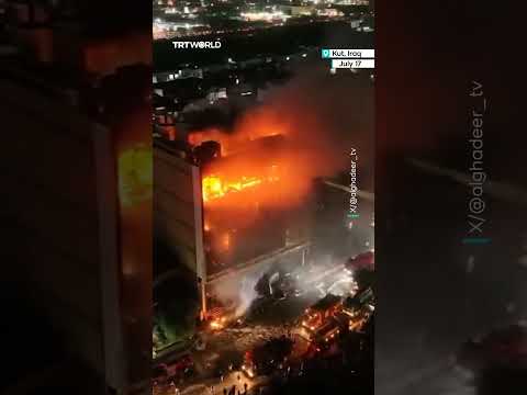 Fire at a mall in eastern Iraq kills more than 60 people | arabtimes