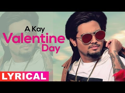 Poster valentine day lyrics – a kay