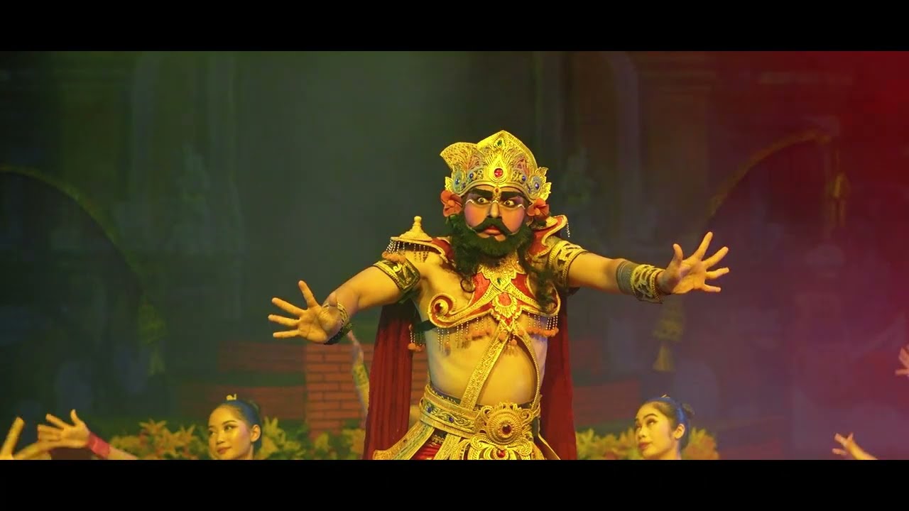 Experience the vibrant visuals of the Devdan show: Treasures of the Archipelago performance.