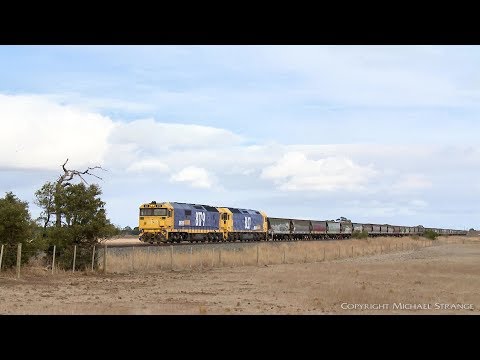 7736V Pacific National Grain Train - PoathTV Australian Railways