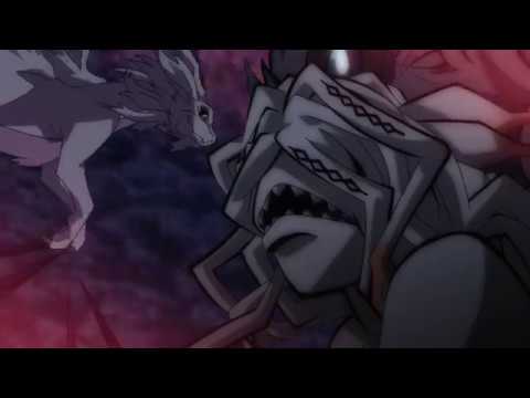 Digimon TRI - Holy Flame - Holydramon/Magnadramon Attacks Ordinimon's Face.