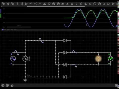 Wie funktioniert eine Gleichrichterschaltung? Einweg und Zweiweg