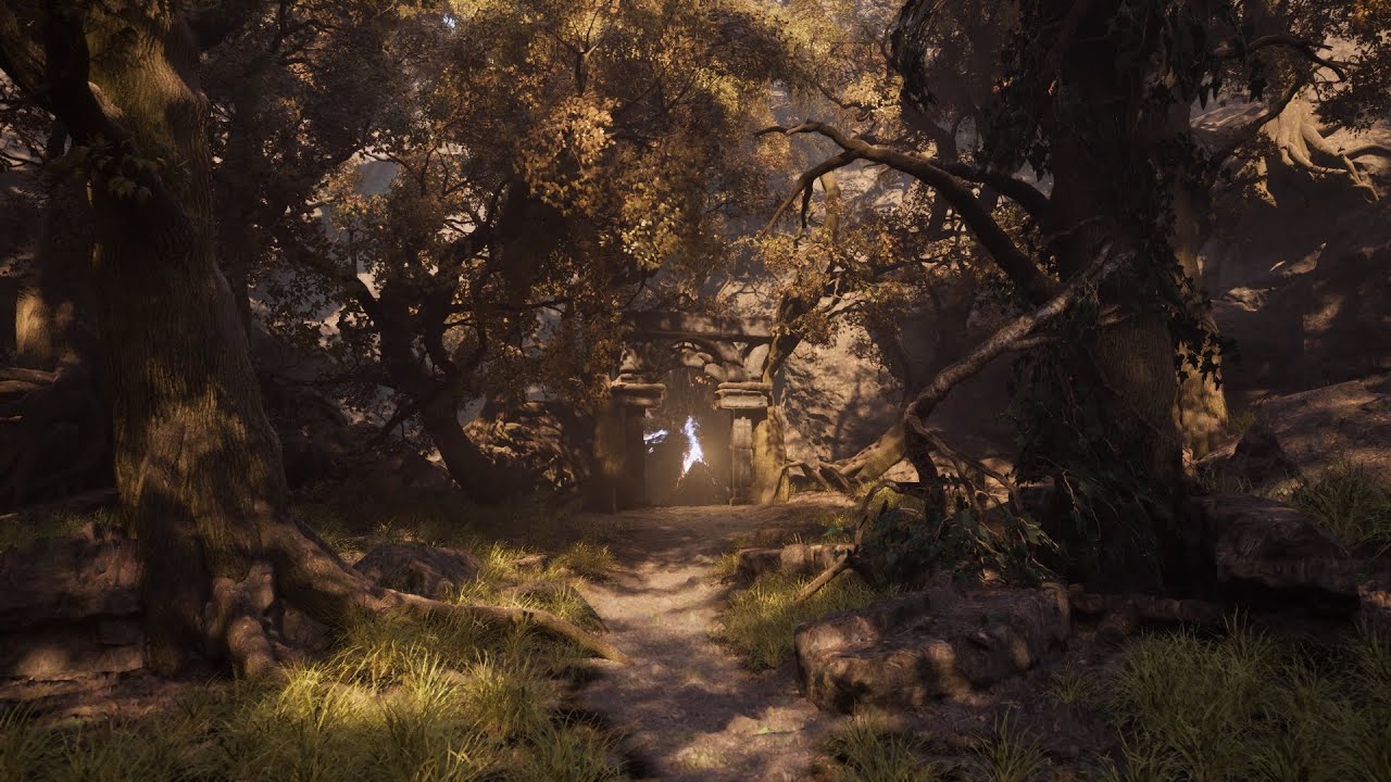 Project Elderwood | World Building with Houdini and Unreal - YouTube