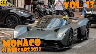 SUPERCARS IN MONACO 2023 - VOL. 13 (Gemera, 2x Chiron, F40, etc.. ) [2023 4K]