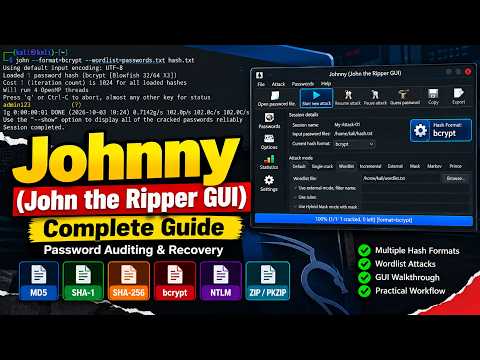Johnny Complete Guide || Graphical Interface for John the Ripper