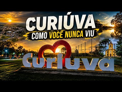 Cidade de Curiúva no Paraná 