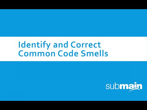 Identify and Correct Common Code Smells