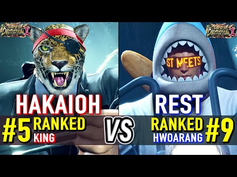 T8 🔥 HAKAIOH (#5 Ranked King) vs REST (#9 Ranked Hwoarang) 🔥 Tekken 8 High Level Gameplay