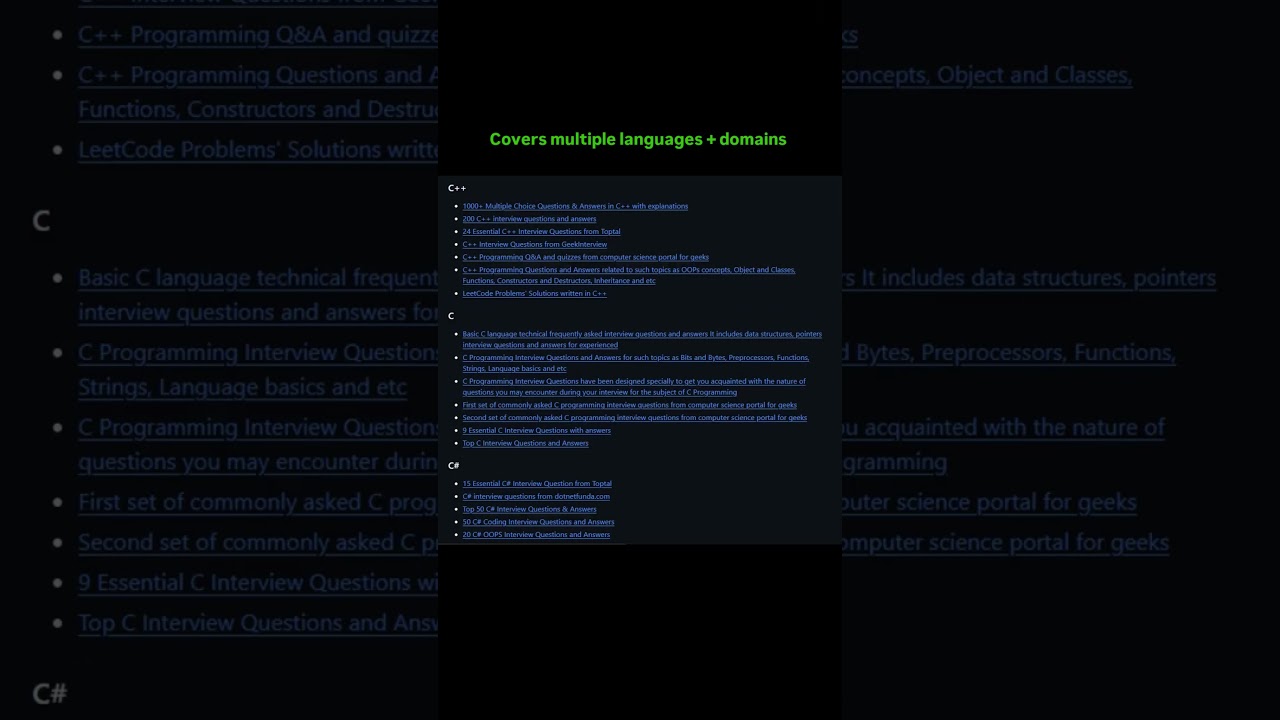 The only repo you need to prepare for the interviews #dsa #codeprep #dsaquestions #interviews