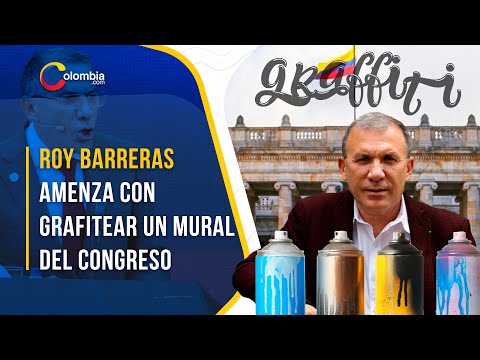 Roy Barreras wants to change a mural in Congress because he considers it misogynistic and racist.