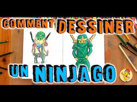 Comment dessiner un NINJAGO facile | dessin pour enfant