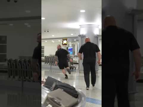 Eddie Hall Pranks Brian Shaw At The Airport #prank