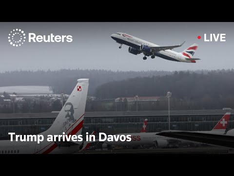 LIVE: Trump arrives in Davos