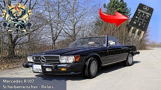 Mercedes R107: Demontaż i naprawa przekaźnika wycieraczek