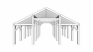 26' x 38' Timber Frame House