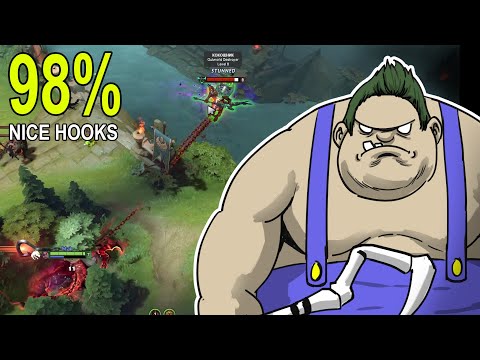 YOU CAN'T SCAPE HIM Pudge Mid Farm Heroes | Dota 2 Pudge